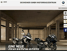 Tablet Screenshot of bmw-motorrad-kl.de